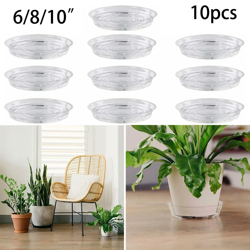 Drip Tray Saucer - 10 قطعة حديقة النبات الصحن بالتنقيط