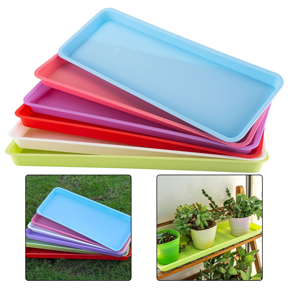 صواني بلاستيكية مستطيلة للنبات - مراجعة Drip Tray Saucer وسعره