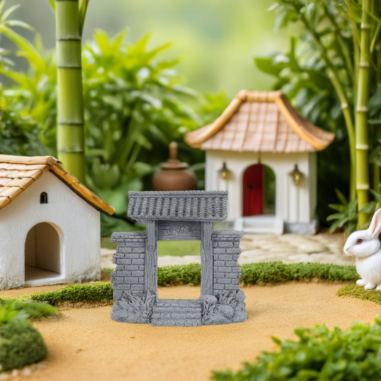 زينة شجرة بونساي مصغرة، بوابة  - مراجعة Bonsai Garden Entrance وسعره