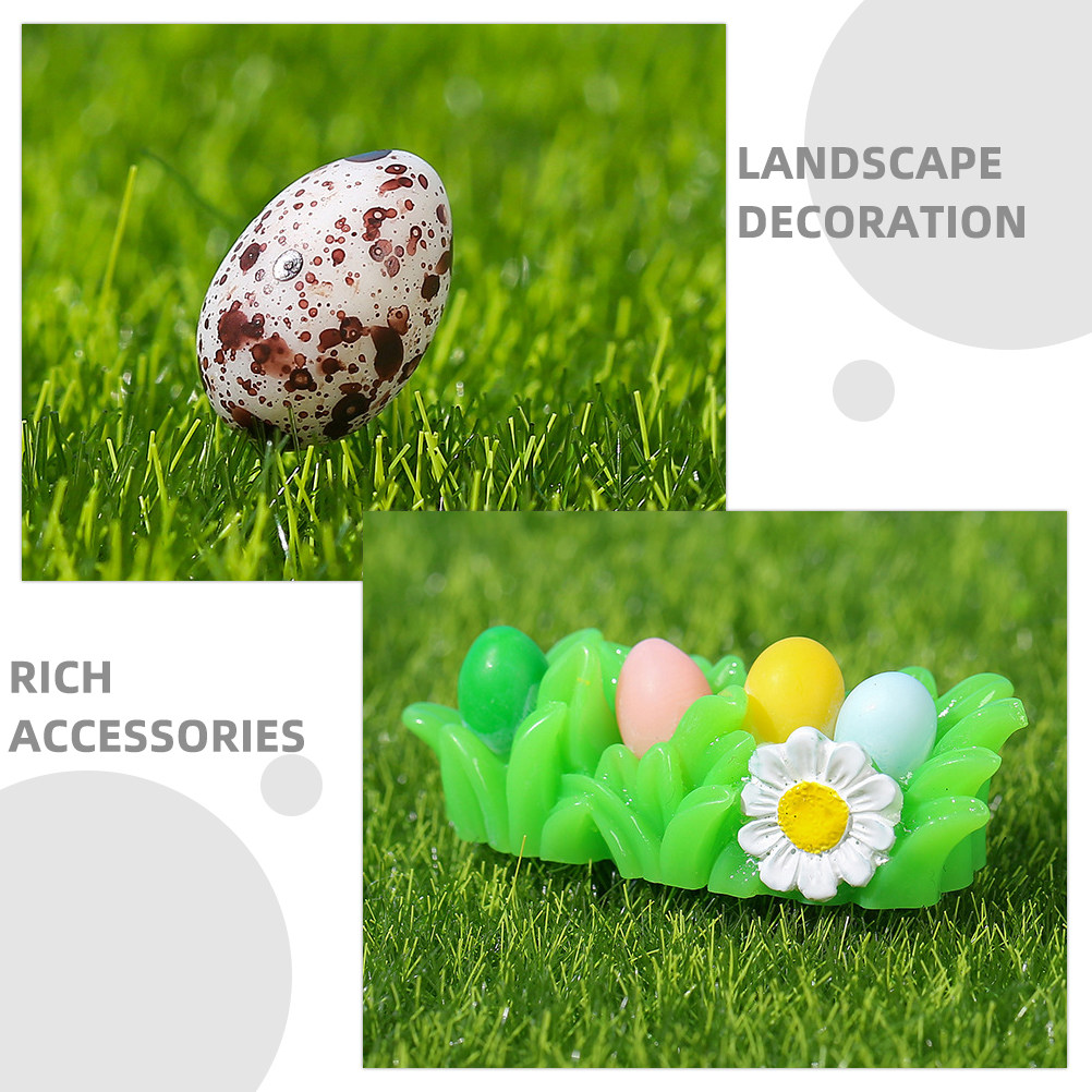 13 قطعة من ديكورات الأرنب وبيض - مراجعة Bonsai Garden Display وسعره