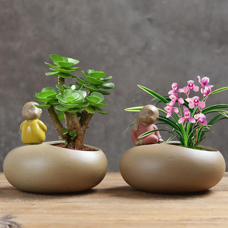 النمط الصيني الرجعية السيراميك - مراجعة Bonsai Garden Art وسعره