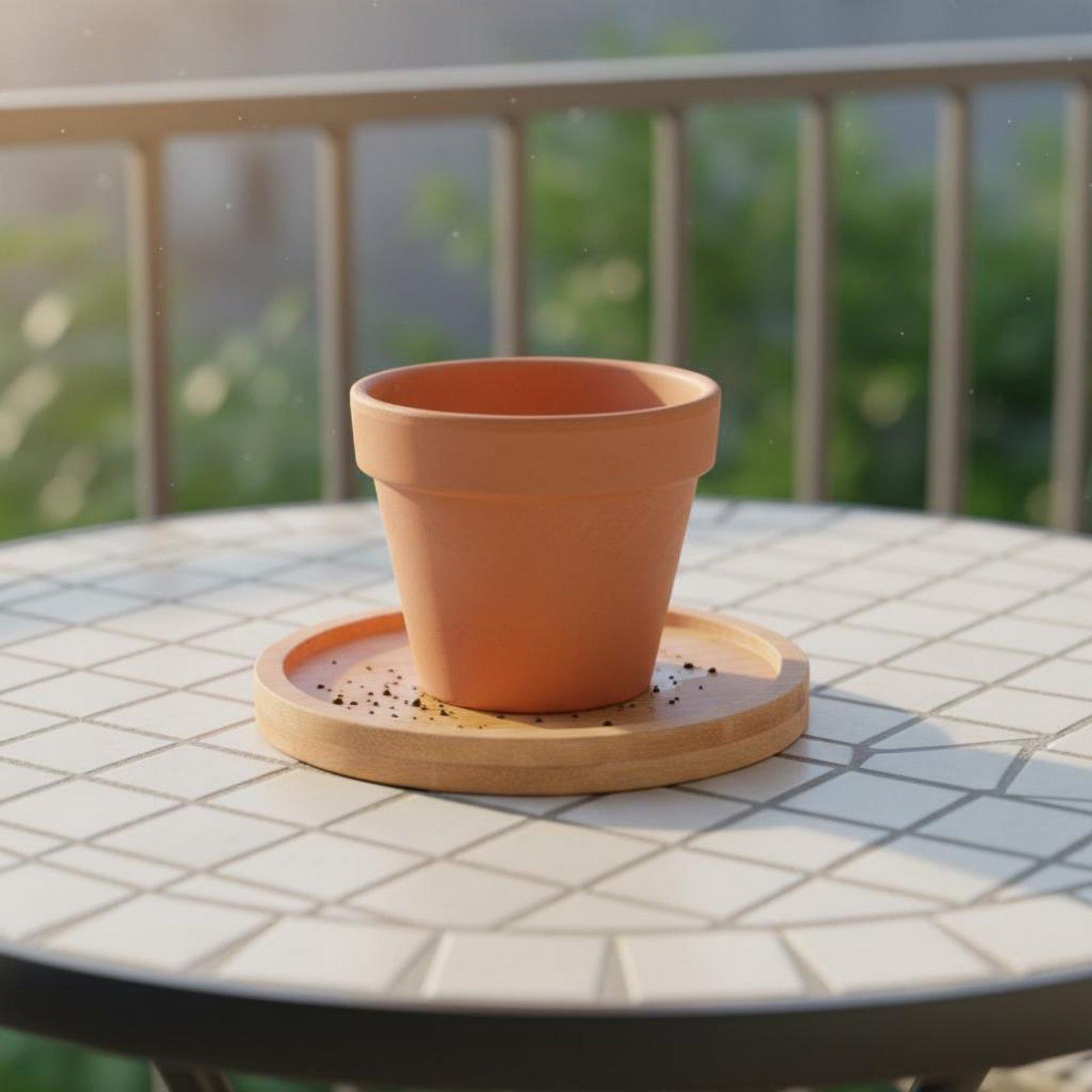 صينية صناعية من الخيزران لقاعد - مراجعة Drip Tray Saucer وسعره