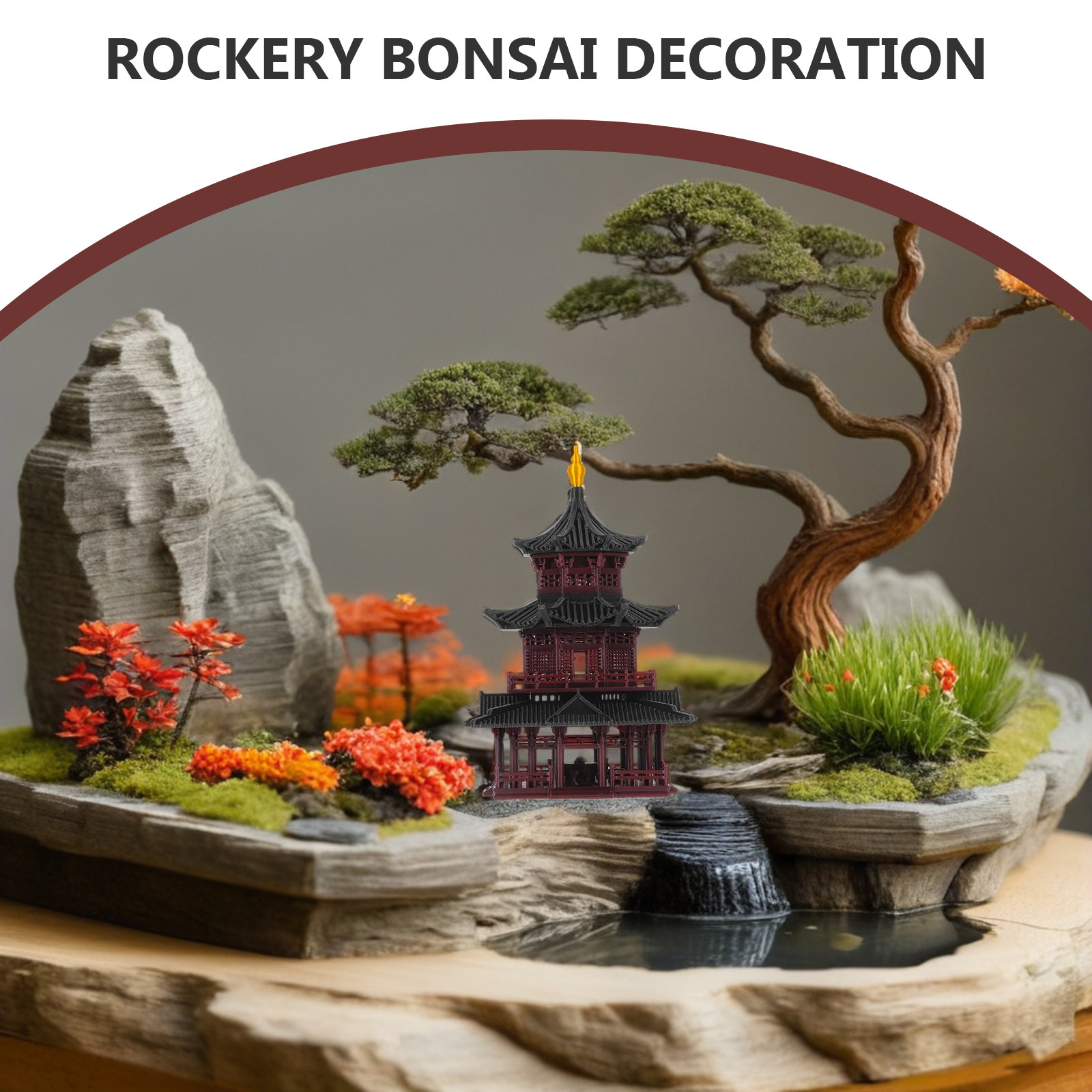 منحوتة يدوية الصنع على شكل باغ - مراجعة Bonsai Garden Display وسعره